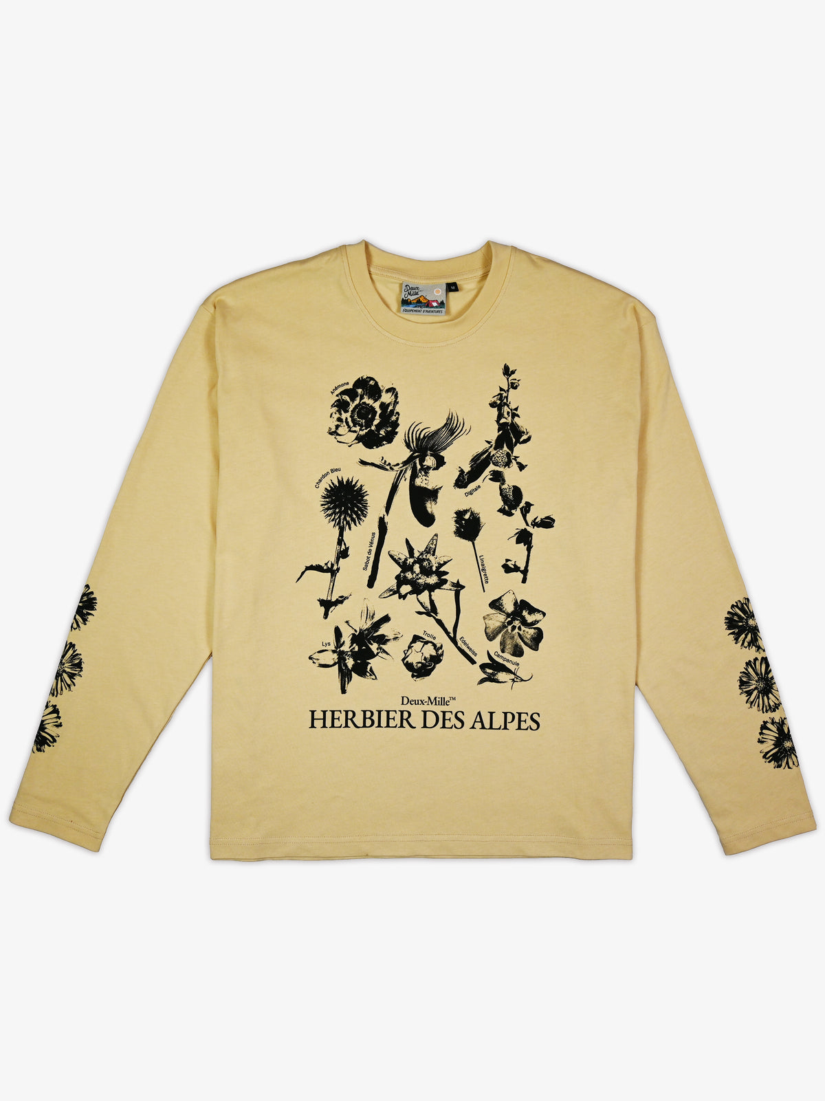 "Herbier des Alpes" Long Sleeve T-Shirt