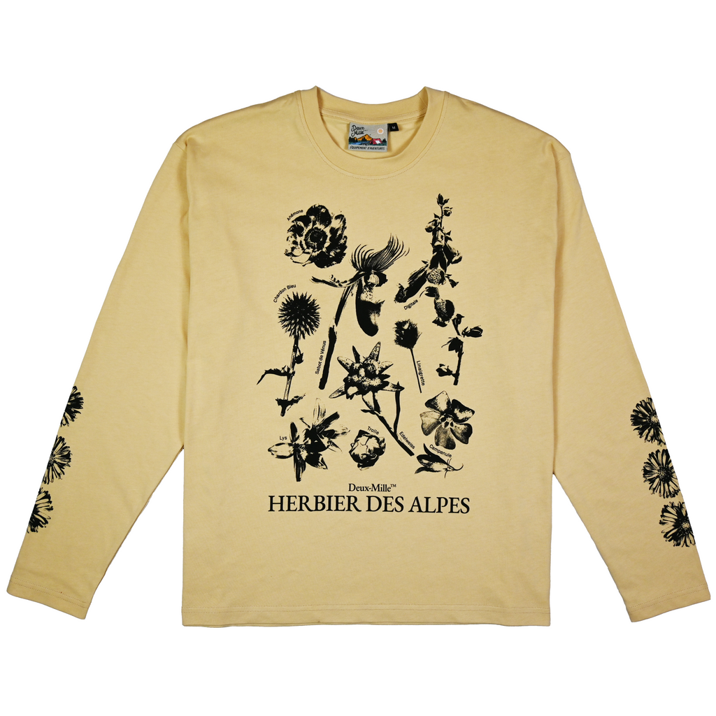 "Herbier des Alpes" Long Sleeve T-Shirt